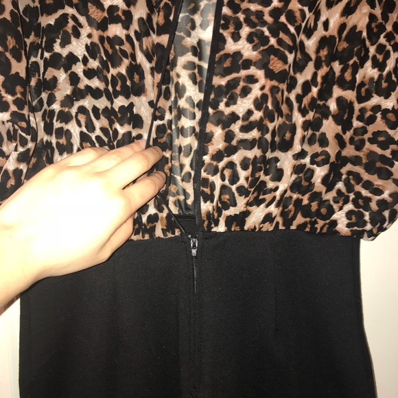 Mystic Animal Print Black Sexy Dress - Picture 6 of 7